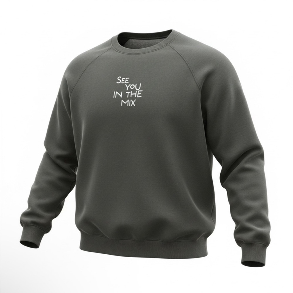 Tik Tok Black Pullover Sweater See You in The Mix NWOT Medium In The Mix